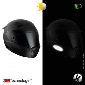 VFLUO Cintas Reflectantes Negras Ovales