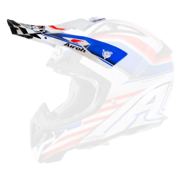 Piezas sueltas casco Airoh Gorra Aviator 2.1 Captain Blue White Red