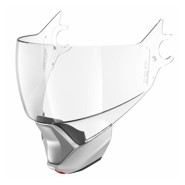 Visera Shark Visera Evojet Dual Blank Mat SBS + Mentonera