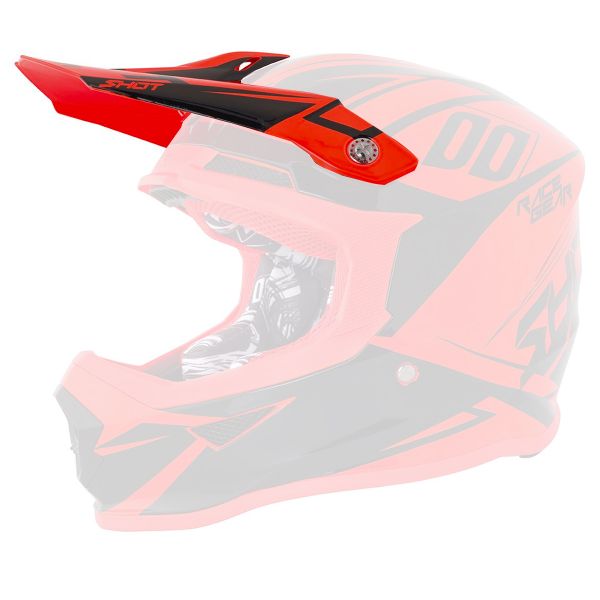Visera SHOT Visiera Furious Alert Neon Orange
