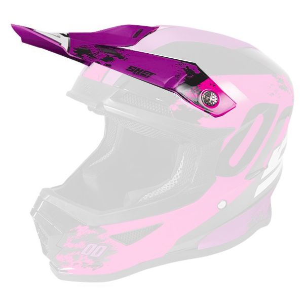 Visera SHOT Visera Furious Shadow Neon Pink Fushia Kid