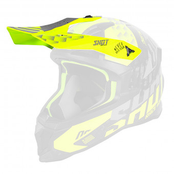 Visera SHOT Visera Lite Carbon Rush Neon Yellow Grey Visera SHOT Visera Lite Carbon Rush Neon Yellow Grey