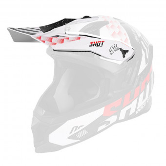 Visera SHOT Visera Lite Rush Black Red Visera SHOT Visera Lite Rush Black Red
