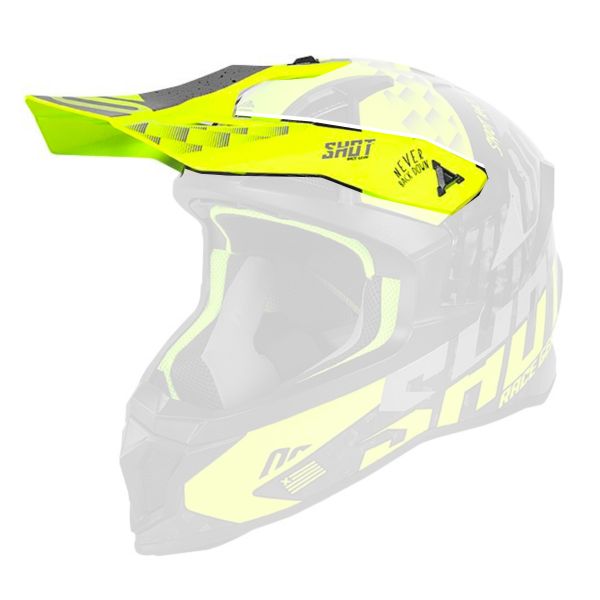 Visera SHOT Visera Lite Rush Neon Yellow Grey Matt