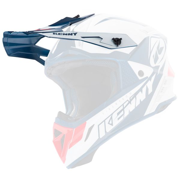 Visera Kenny Visera Trophy 2019 White Red Navy