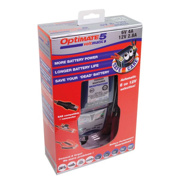 Tecmate Optimate 5 Voltmatic - 6v y 12v