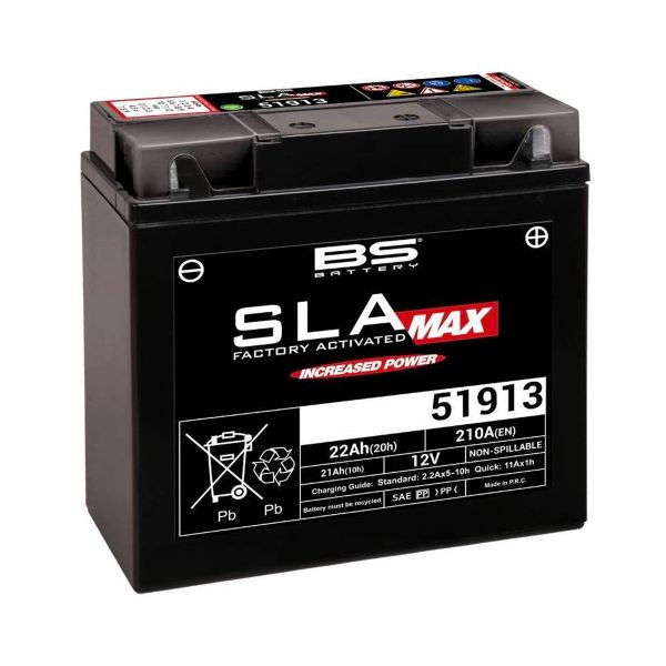 Batera Moto BS Battery BS Battery 51913 SLA-MAX