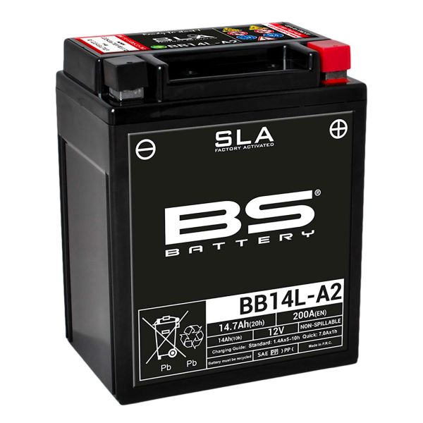 Batera Moto BS Battery BS Battery BB14L-A2 SLA