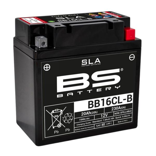 Batera Moto BS Battery BS Battery BB16CL-B SLA