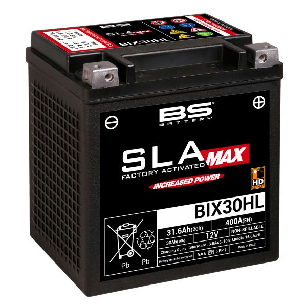 Batera Moto BS Battery BS Battery BIX30HL SLA-MAX