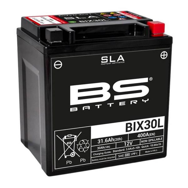 Batera Moto BS Battery BS Battery BIX30L SLA