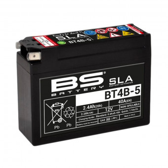 Batería Moto BS Battery BS Battery BT4B-5 SLA Batería Moto BS Battery BS Battery BT4B-5 SLA