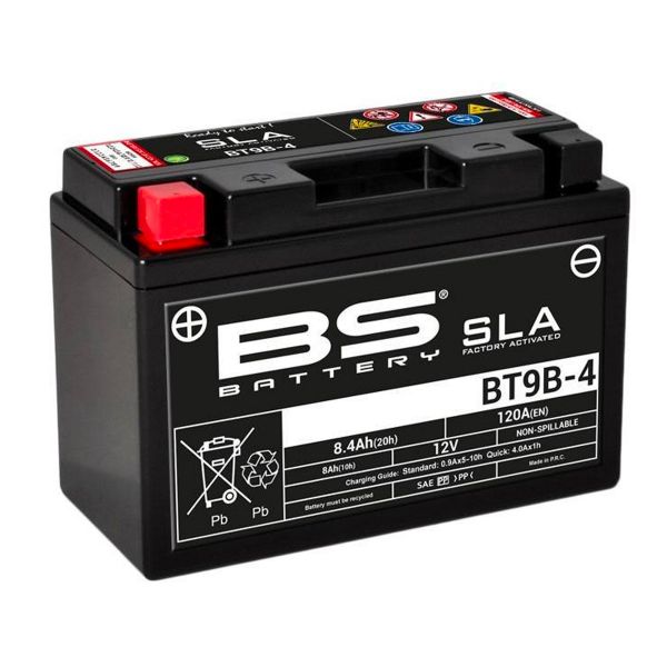Batera Moto BS Battery BS Battery BT9B-4 SLA