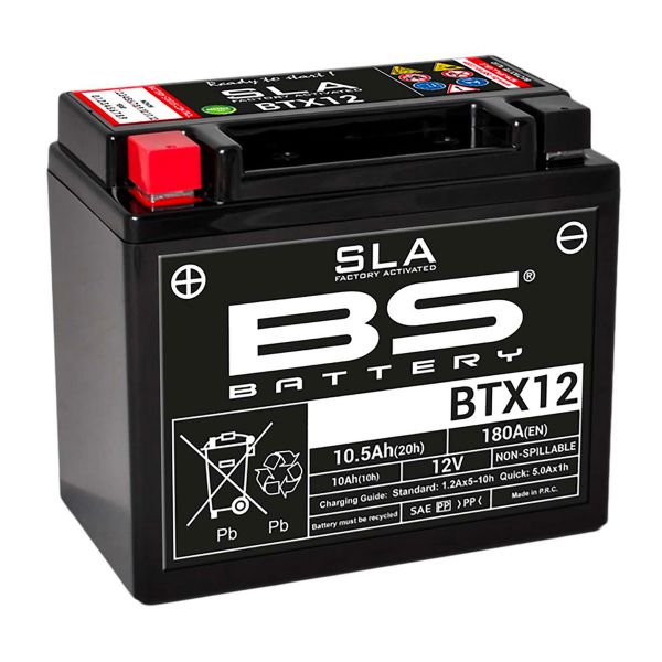 Batera Moto BS Battery BS Battery BTX12 SLA