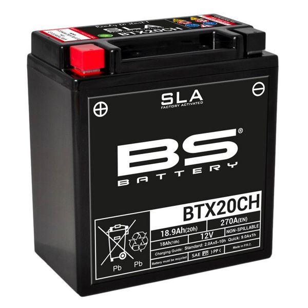 Batera Moto BS Battery BS Battery BTX20CH SLA