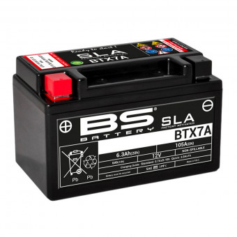 Batería Moto BS Battery BS Battery BTX7A SLA Batería Moto BS Battery BS Battery BTX7A SLA