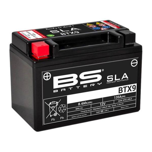Batera Moto BS Battery BS Battery BTX9 SLA