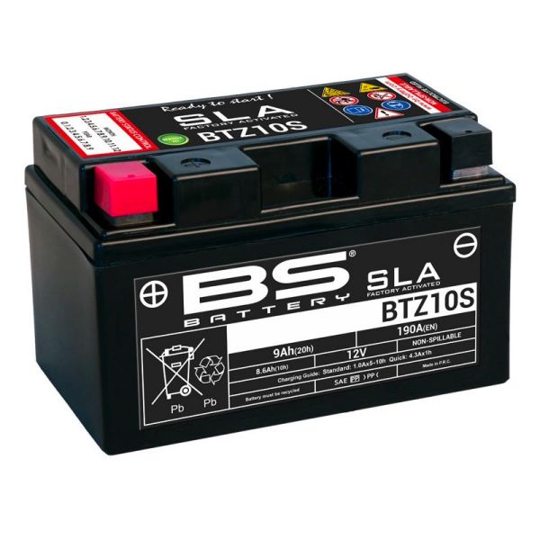 Batera Moto BS Battery BS Battery BTZ10S SLA