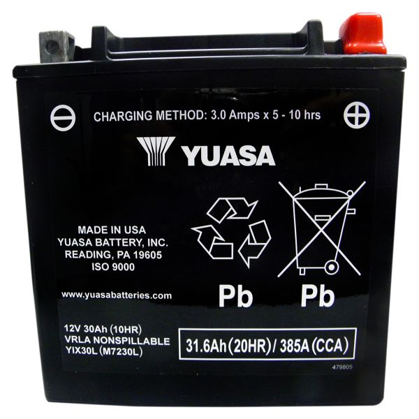 Batera Moto Yuasa YIX30L-BS (1.4 L)