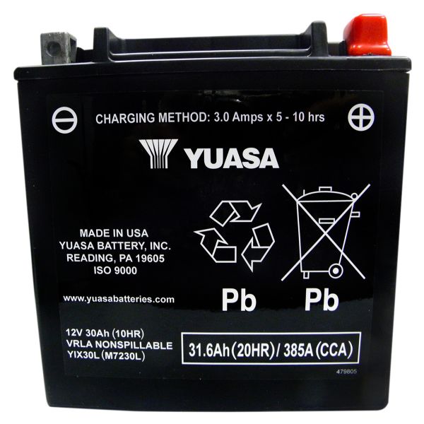 Bater�a Moto Yuasa YIX30L-BS-PW
