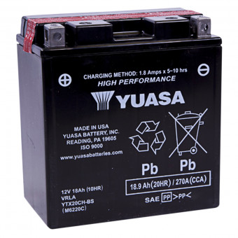 Batera Moto Yuasa YTX20CH-BS (0.82 L)