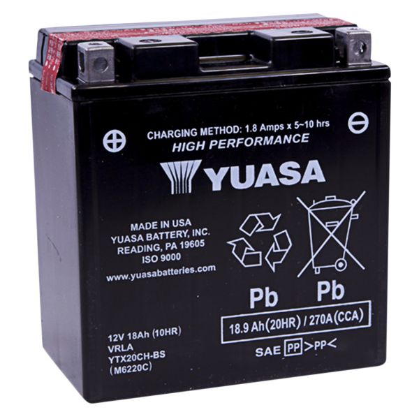 Batera Moto Yuasa YTX20CH-BS (0.82 L)