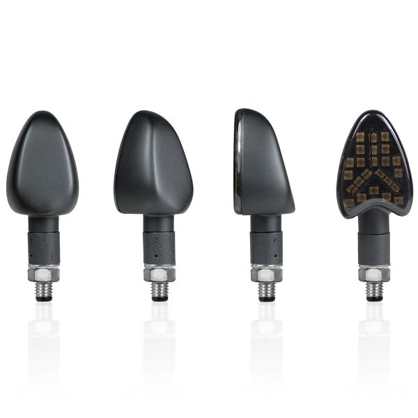 Intermitentes Moto y Scooter Chaft Linger Black Fume