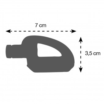 Chaft Led Jordan Negro Mate