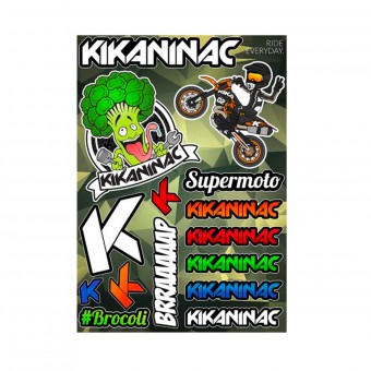 Accesorios Moto  Kikaninac Pegatinas Brocolis