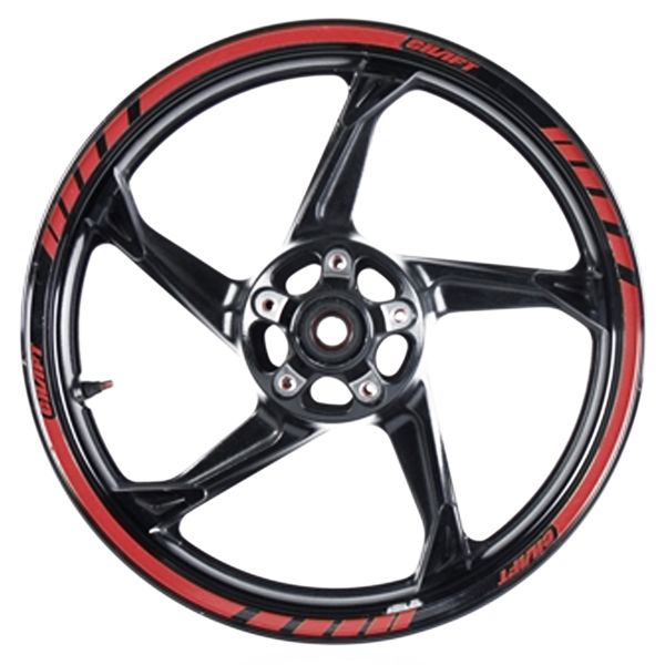 Kit Adhesivos Moto Chaft Tiras adhesivas llantas Deluxe Rojo Kit Adhesivos Moto Chaft Tiras adhesivas llantas Deluxe Rojo