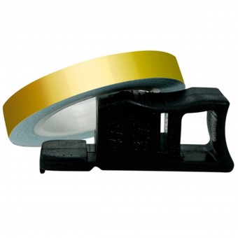 Kit Adhesivos Moto Chaft Tiras adhesivas llantas Dorada Kit Adhesivos Moto Chaft Tiras adhesivas llantas Dorada