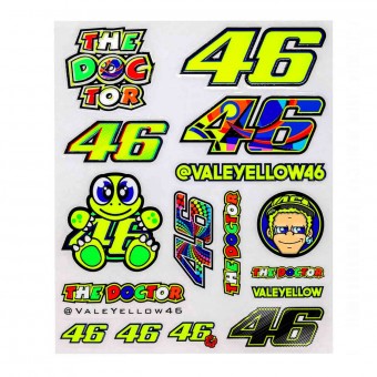 Kit Adhesivos Moto VR 46 Stickers Big VR46 Milticolore Kit Adhesivos Moto VR 46 Stickers Big VR46 Milticolore