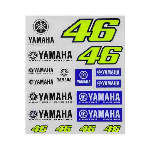 Utensilios de hierro VR 46 Stickers Racing Yamaha VR46