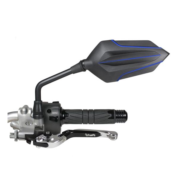 Retrovisores moto y scooter Chaft Chucky Black Blue CE