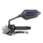 Retrovisores moto y scooter Chaft Chucky Black Blue CE