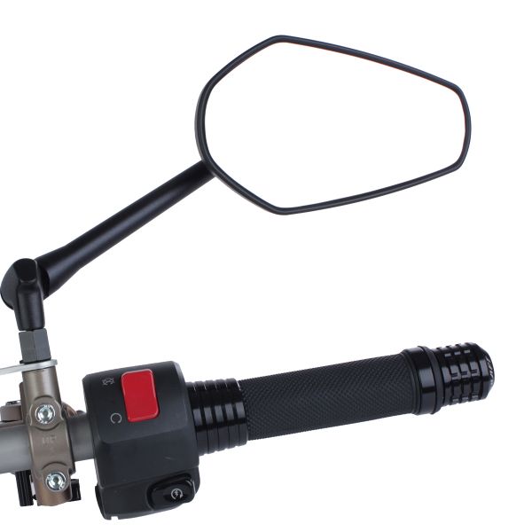 Retrovisores moto y scooter Chaft Duty Negro CE