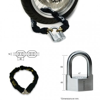 Xena Combo Mini U Series XSU-69 Series 3 + Cadena Plata Homologues