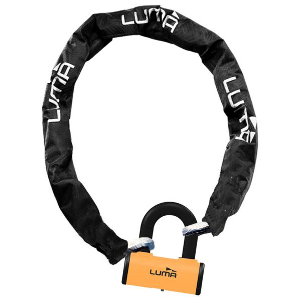 Antirrobo Combo LUMA Cadena Combo Procombi Naranja 10 mm