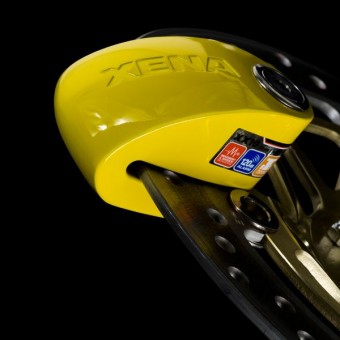 Xena Bloqueo De Disco con alarma Series XX 10 Amarillo SRA