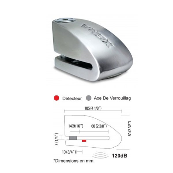 Xena XX 15 Alarme Acero