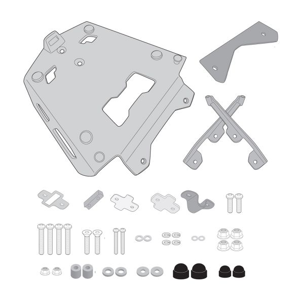 Kit de Fijacin para Bal Givi Anclaje Alu Monokey SRA5134 BMW F850GS Adventure (19-20)