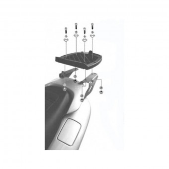 Kit de Fijación para Baúl Givi Anclaje Monolock (SR46M) Kit de Fijación para Baúl Givi Anclaje Monolock (SR46M)