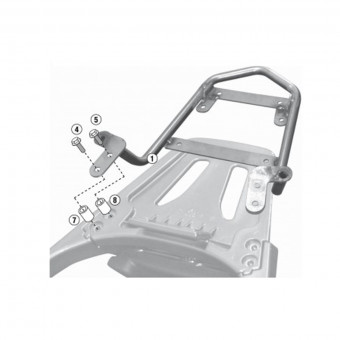 Kit de Fijación para Baúl Givi Anclaje Monolock (SR6101) Kit de Fijación para Baúl Givi Anclaje Monolock (SR6101)