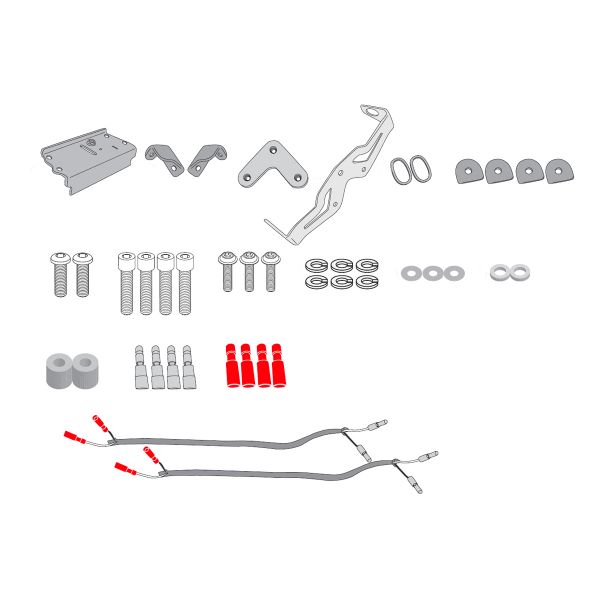 Kit de Fijacin para Maleta Givi Kit Especfico 1165KIT Honda CB1000R (18-20)
