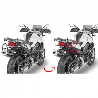 Kit de Fijación para Maleta Givi Kit Específico PLR5118KIT BMW F800R (09-19) Kit de Fijación para Maleta Givi Kit Específico PLR5118KIT BMW F800R (09-19)