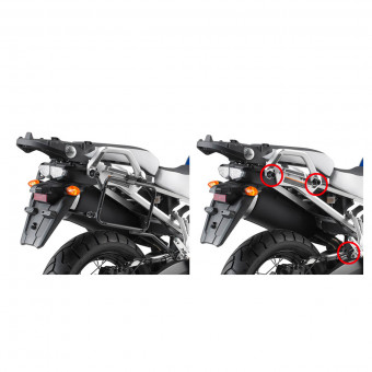 Kit de Fijacin para Maleta Givi Soporte desmontaje rapido maleta PLR2119 Yamaha Super Tnr (10-20)
