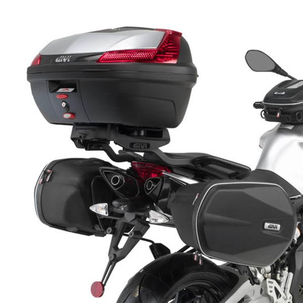 Kit de Fijacin para Maleta Givi Soporte bolsas Easylock TE6702 Aprilia Shiver 750 (10-16)