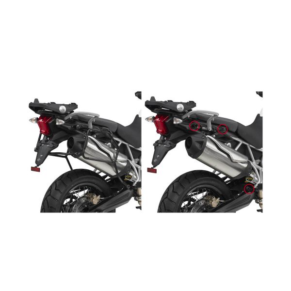 Kit de Fijacin para Maleta Givi Soporte desmontaje rapido Monokey (PLR6409)