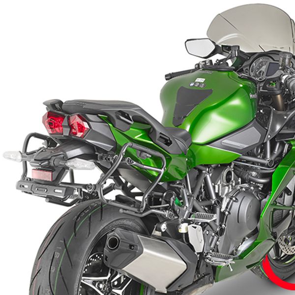 Kit de Fijacin para Maleta Givi Soporte desmontaje rapido maleta V35 PLXR4123 Kawasaki Ninja H2 SX (18-2
