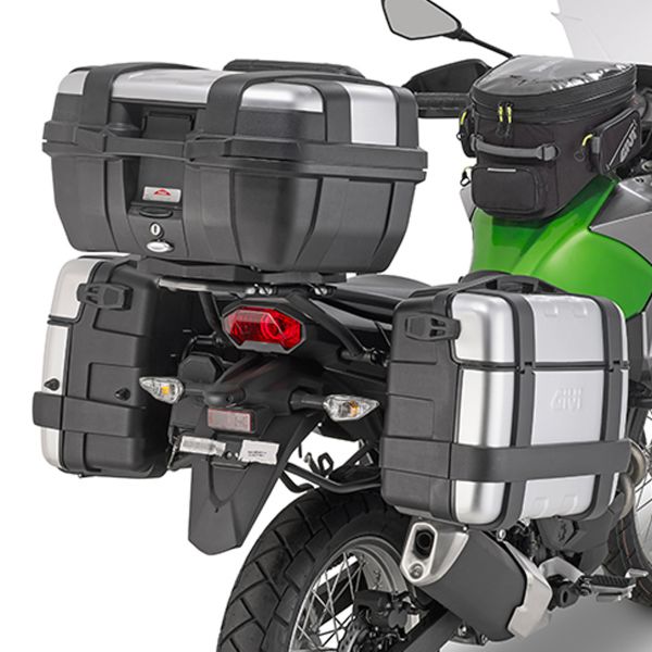 Kit de Fijacin para Maleta Givi Soporte maleta Monokey PL4121 Kawasaki Versys X 300 (17-20)